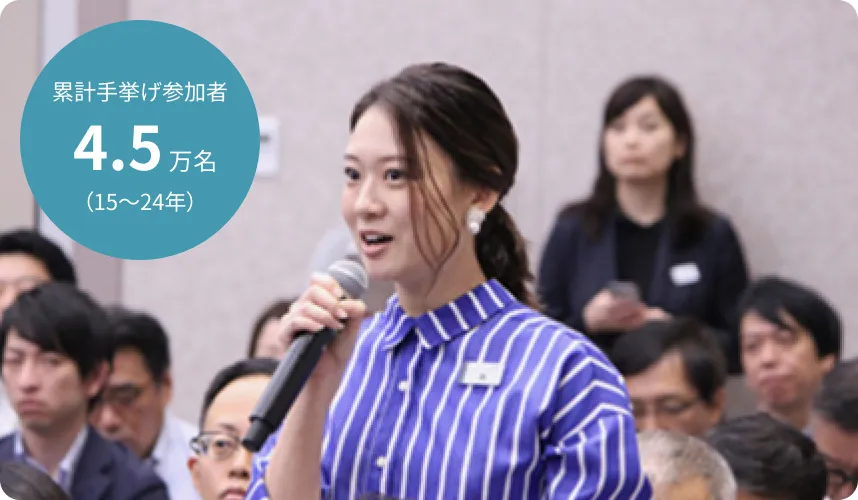 中期経営推進会議の様子