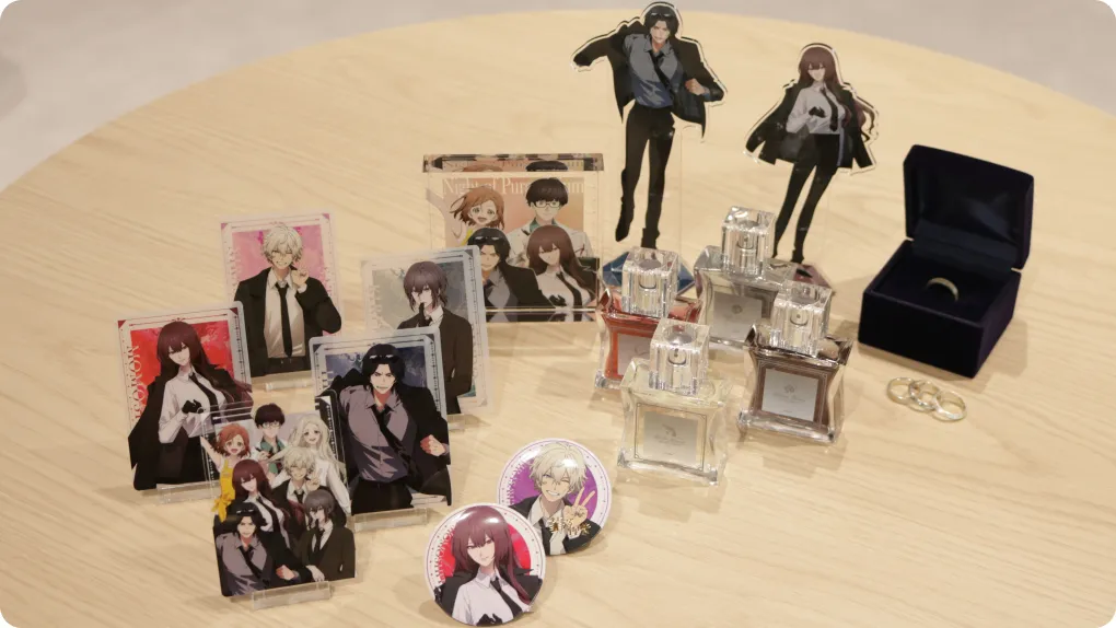 自社制作グッズの写真