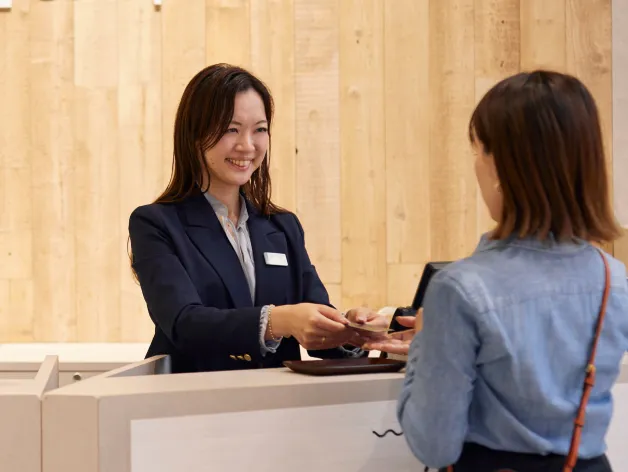 接客の様子