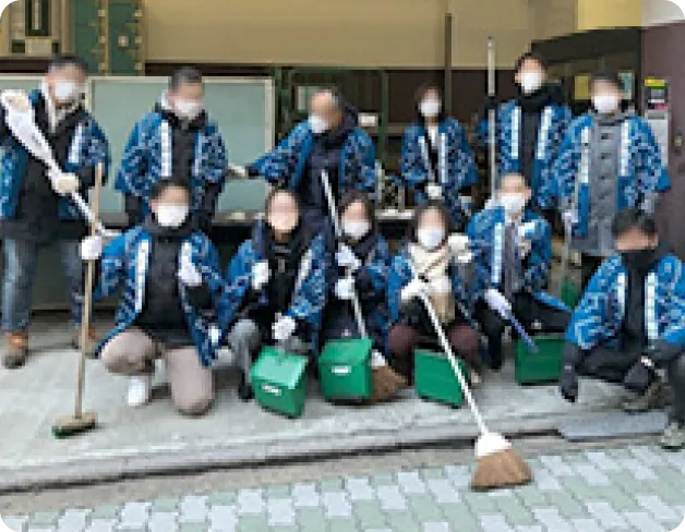 清掃活動の様子